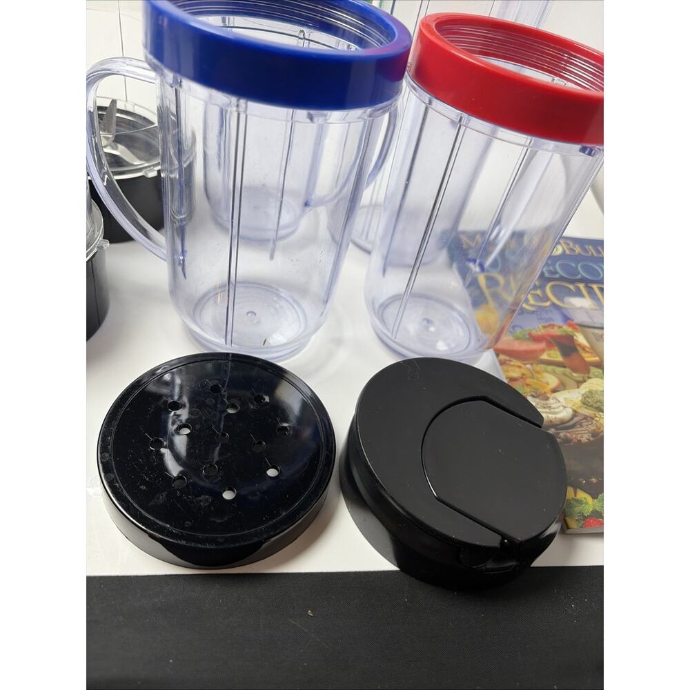 Magic Bullet Blender MB1001b Base Blender Mugs Never Used - Picture 6 of 14